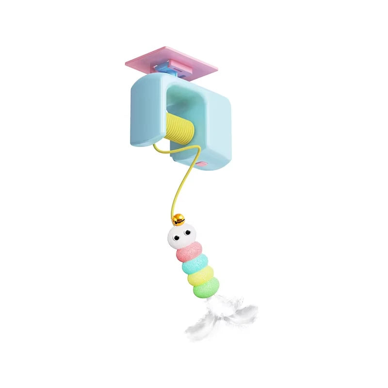 Interactive Cat Toys Electric Cat Yo-Yo Electric Smart Door Hanging Cat Balls Toy Self-entertainment Cat Amusement Artifact