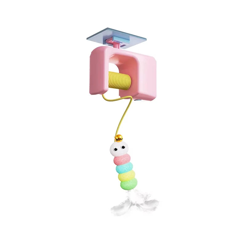 Interactive Cat Toys Electric Cat Yo-Yo Electric Smart Door Hanging Cat Balls Toy Self-entertainment Cat Amusement Artifact